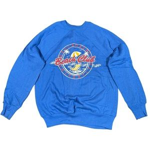 Vintage Oral Roberts University Beach Club Graphic Sweatshirt